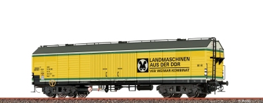 Brawa 50417 - H0 - Gedeckte Güterwagen VEB Weimar-Kombinat, DR, Ep. IV
